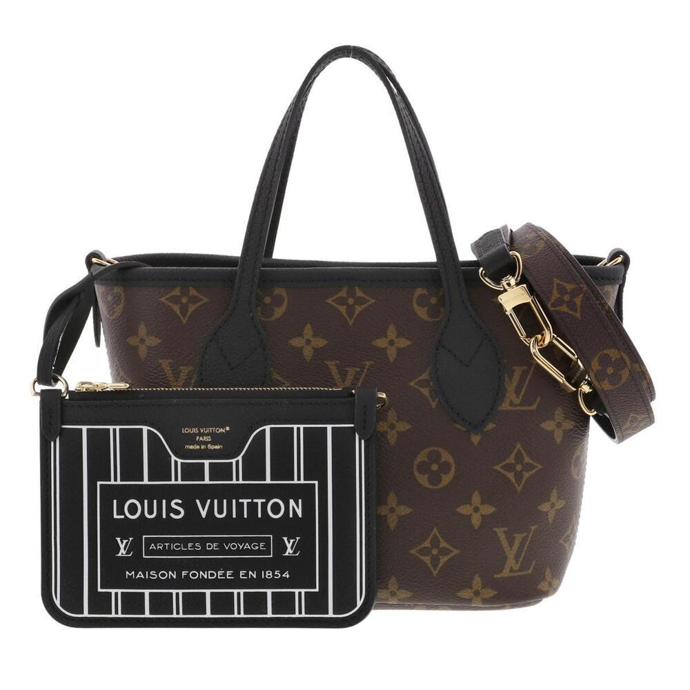 LOUIS VUITTON Neverful Inside Bag Handbag Monogram Brown
